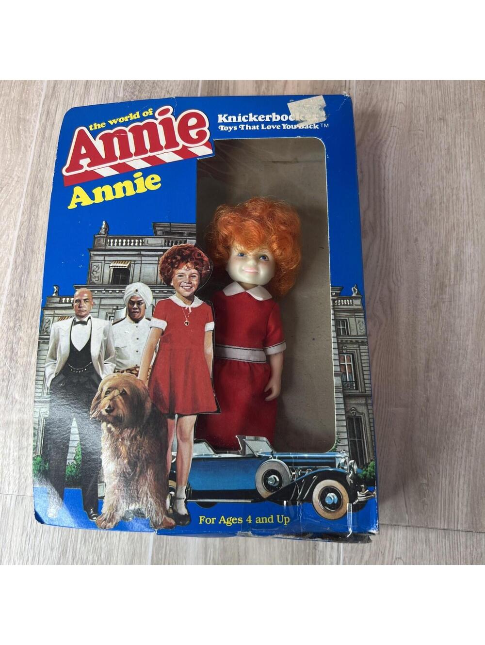 VINTAGE 1982 Knickerbocker The World Of Annie 6" Little Orphan Doll #3856